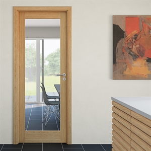 Eg Kvadrat 1 glasdør - Safco Doors